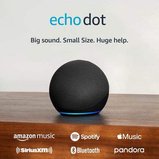 Echo Dot 5th Generation smart speaker for $23