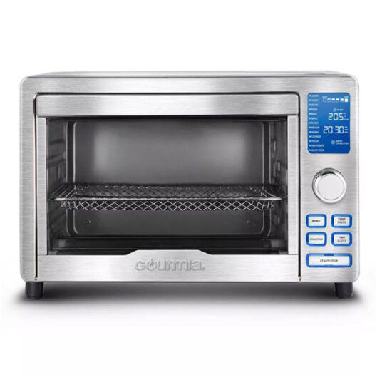 Gourmia digital stainless steel toaster oven air fryer for $38