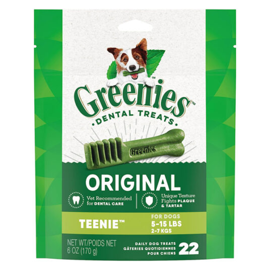 Buy 2, get 1 FREE Greenies Original Teenie dental care dog treats
