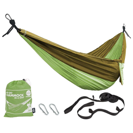 Price drop! Bliss Hammocks hammock in a bag with carabiners & tree straps for $15