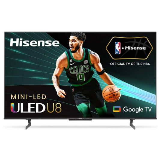 Hisense 65″ Class Premium U8H Series ULED Google TV for $799
