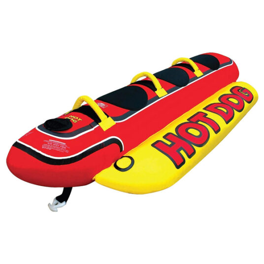 Airhead 1-3 person Hot Dog towable tube for $178