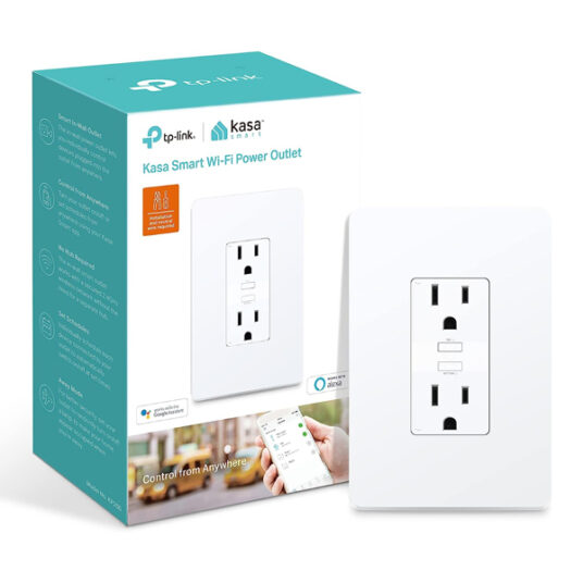 Prime members: Kasa Smart Plug KP200 in-wall Wi-Fi outlet for $18