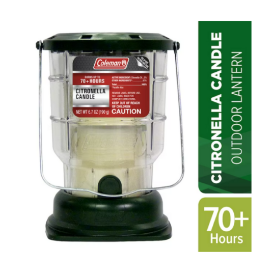 Coleman 70-hour citronella lantern for $6