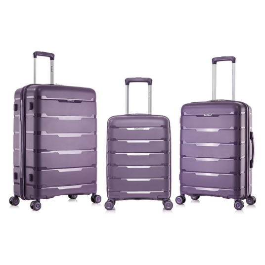 Prime members: 3-piece Rockland Pasadena hardside luggage set for $99