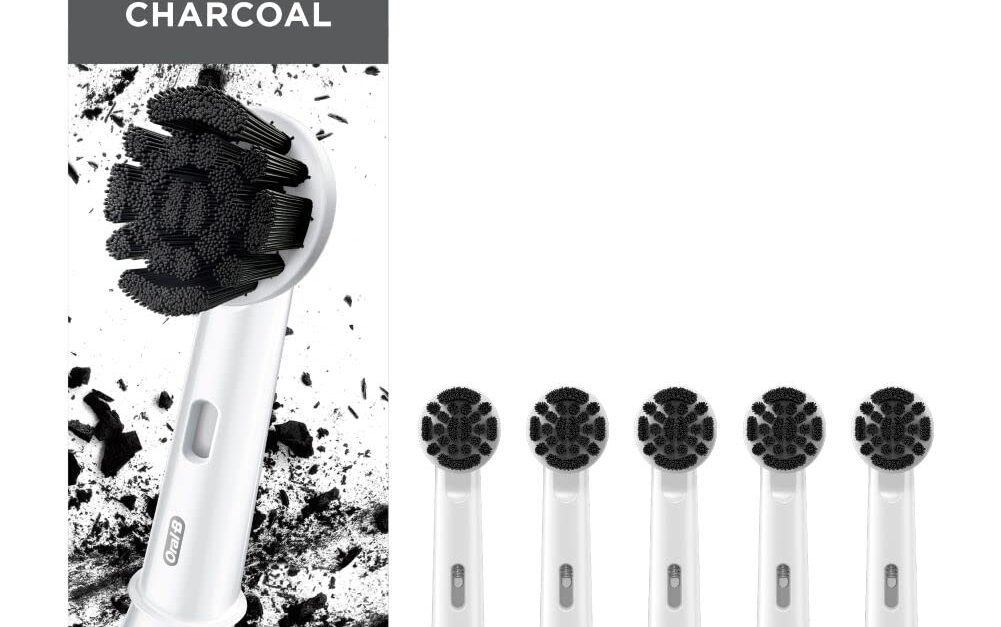 Oral-B 5-pack charcoal electric toothbrush replacements for $17