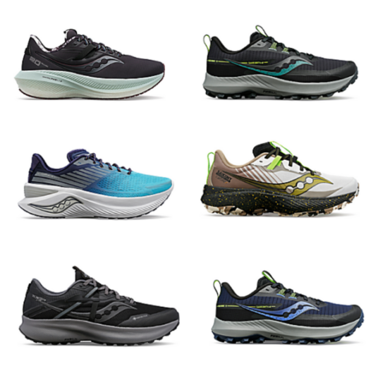 Save 40% on select Saucony running shoes