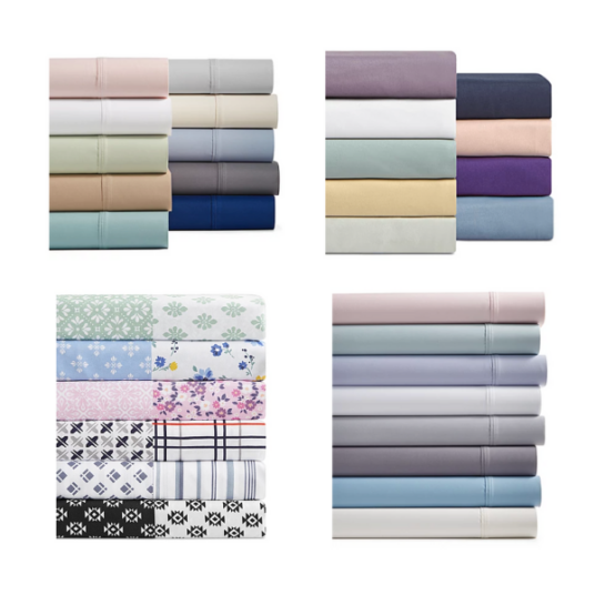 Ends today! Sheet sets from $9 at Macy’s