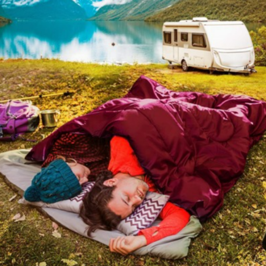 Today only: Adventrek double sleeping bag for $29