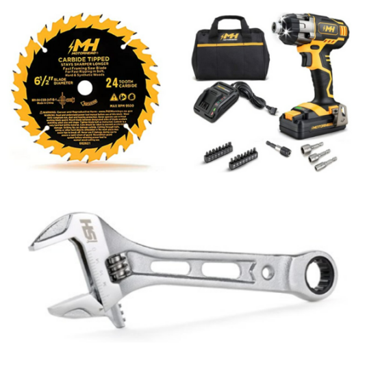 Motorhead & Steelhead tools, tool sets & more from $9