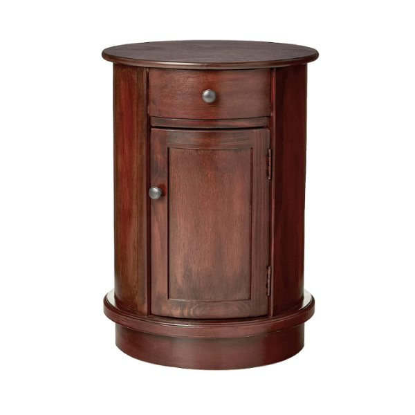 Today only: Decor Therapy Keaton traditional round side storage end table for $90