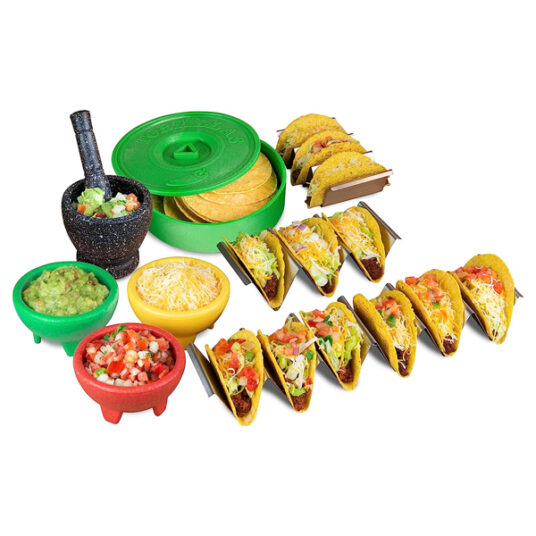 Nostalgia Taco Tuesday complete serving set for $20
