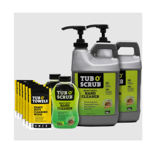 Today only: Tub O’ Scrub heavy duty waterless hand cleaning bundle for $30 shipped