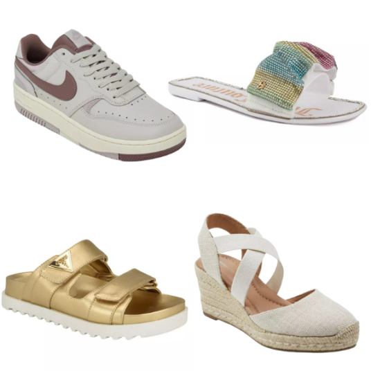 Women’s sandals and shoes from $13 at Macy’s