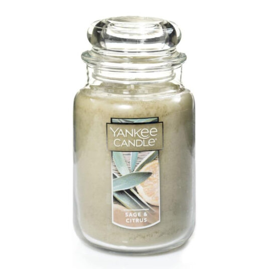 Prime members: Yankee Candle Sage & Citrus 22-oz jar for $14