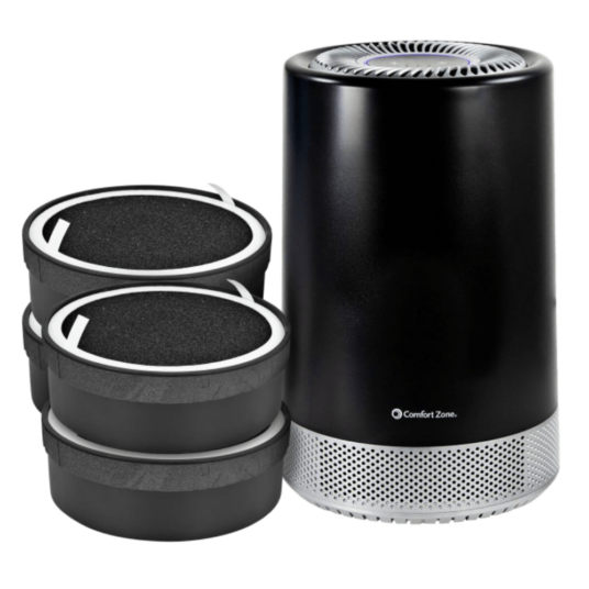 Today only: Comfort Zone air purifier + 4 filters for $46 shipped