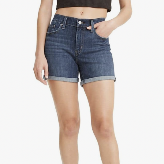 Levi’s women’s midlength shorts for $16