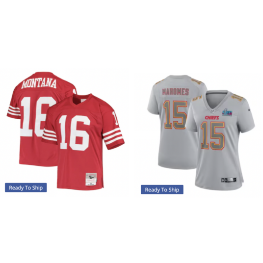 Today only: Take up to 60% off NFL Shop clearance jerseys