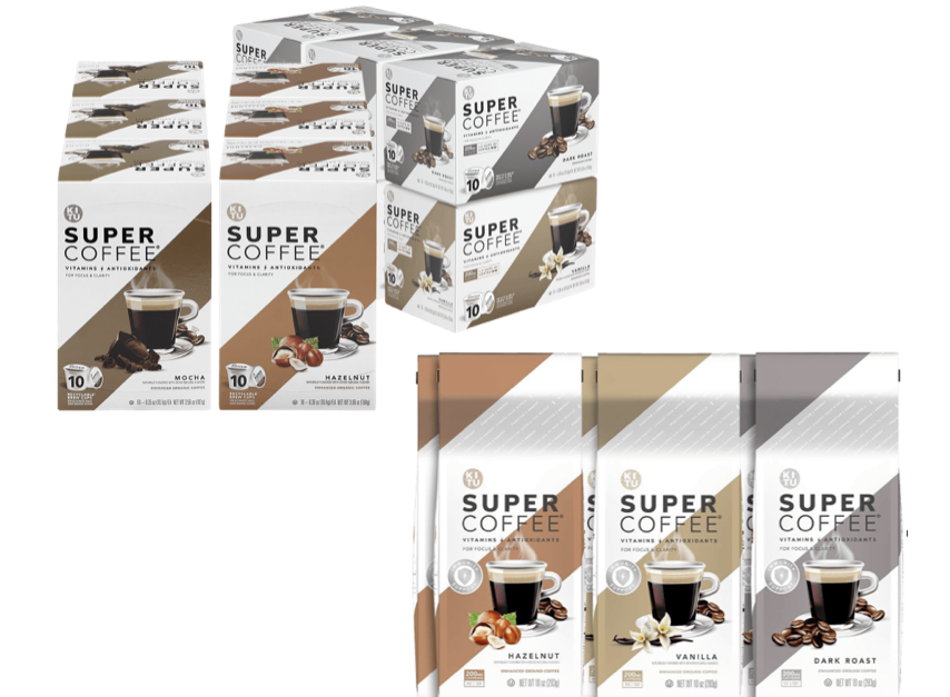 Today only: Organic Super Coffee pods or grounds starting at $24 shipped