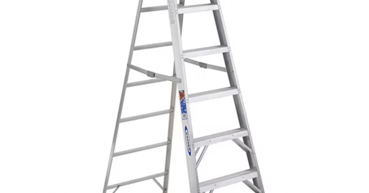 Today only: Werner 8-ft aluminum 300-lb load capacity ladder for $139