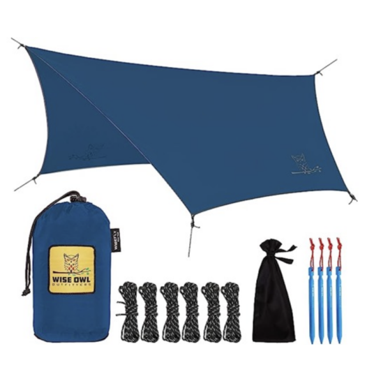 Today only: Wise Owl Outfitters rain tarp from $24