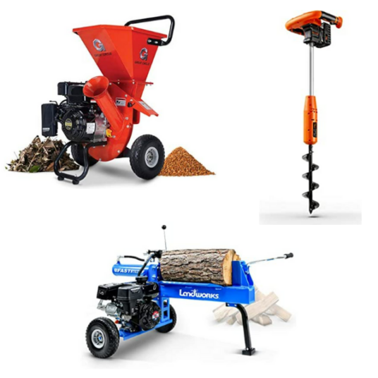 Chippers, augers, shredders & more from $85 at Woot