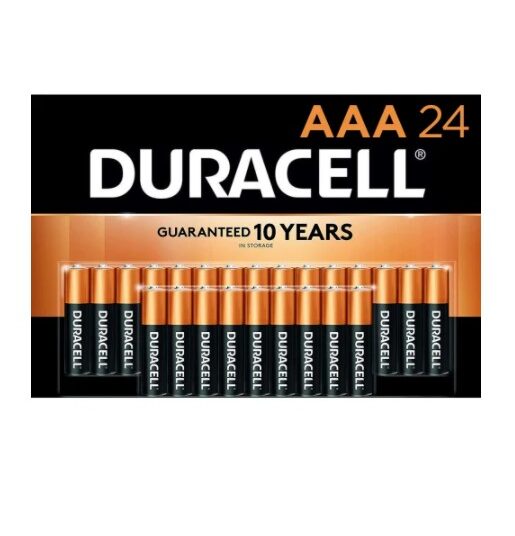 Duracell Coppertop batteries for FREE after rewards