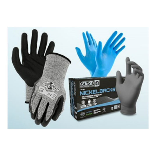 Nitrile and utility gloves from $8