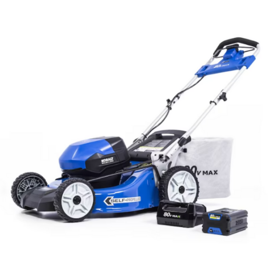 Kobalt 80-volt 21-in cordless self-propelled lawn mower for $499