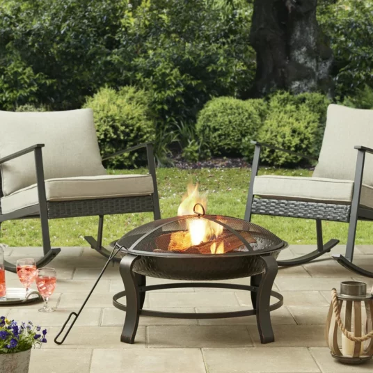 Mainstays Owen Park 28-inch wood-burning fire pit for $35