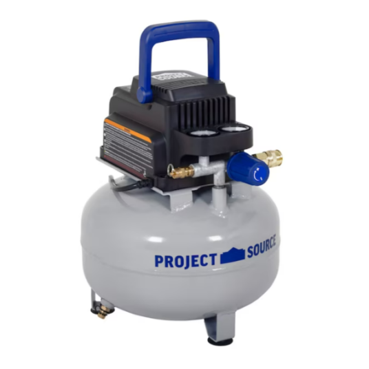 Today only: Project Source 3-gallon portable 110 PSI pancake air compressor for $50