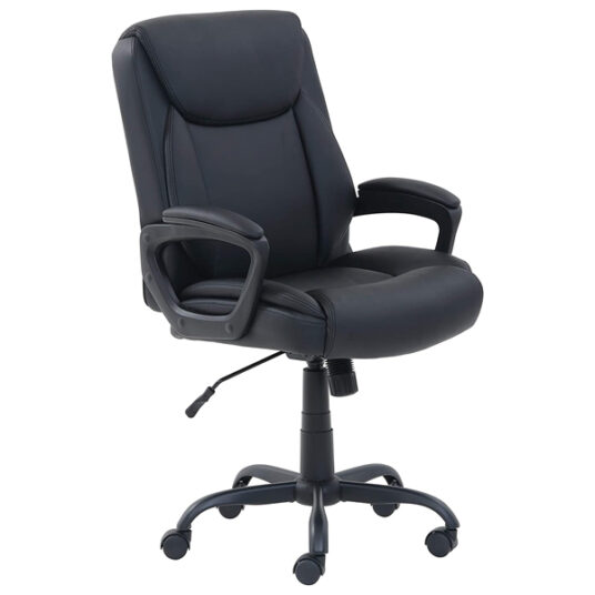 Amazon Basics Classic Puresoft padded office chair for $50
