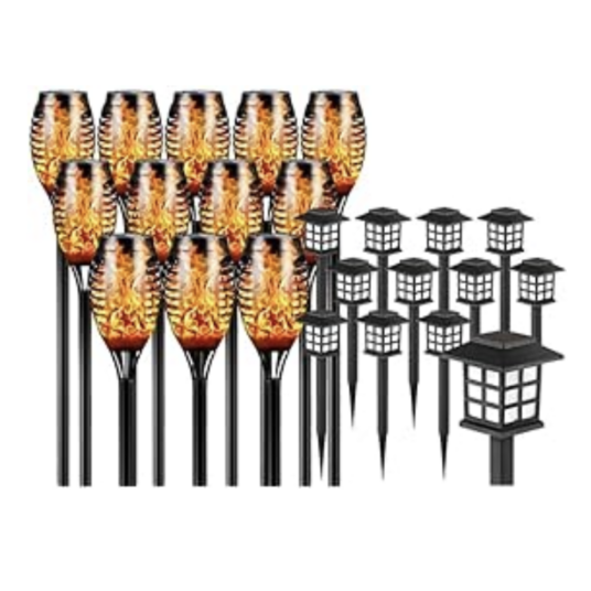 Solar lights and more from $8 at Woot