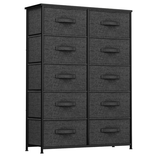 10-drawer fabric storage tower dresser for $70