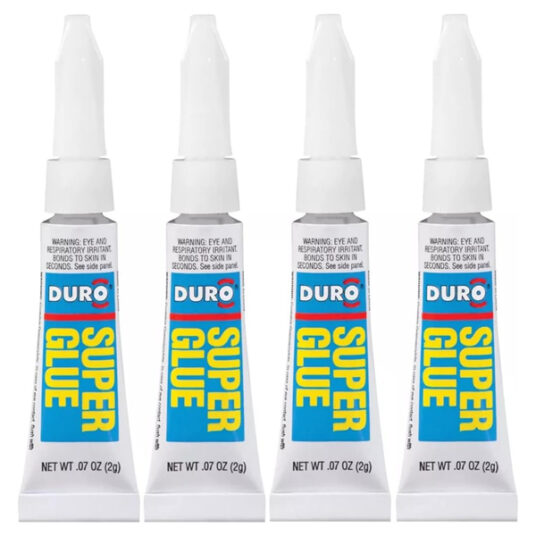 4-pack Duro Super Glue for $2