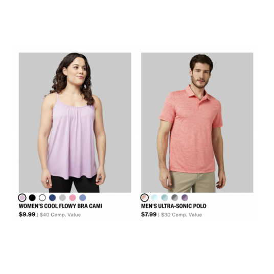 Today only: 32 Degrees tops from $8