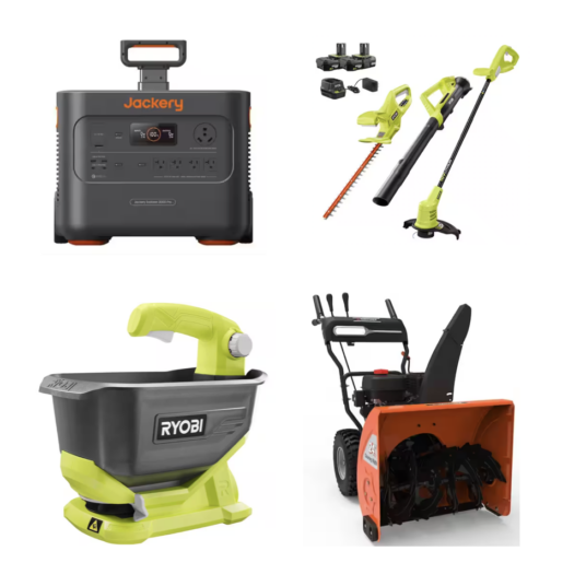 Today only: Take up to 30% off outdoor power equipment & generators