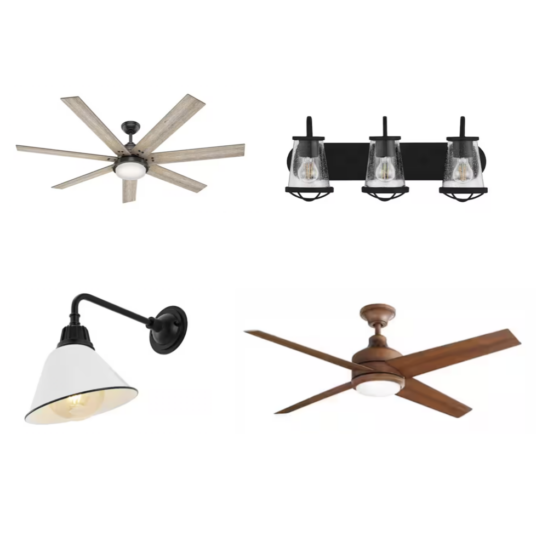 Today only: Save up to 45% on lighting and ceiling fans