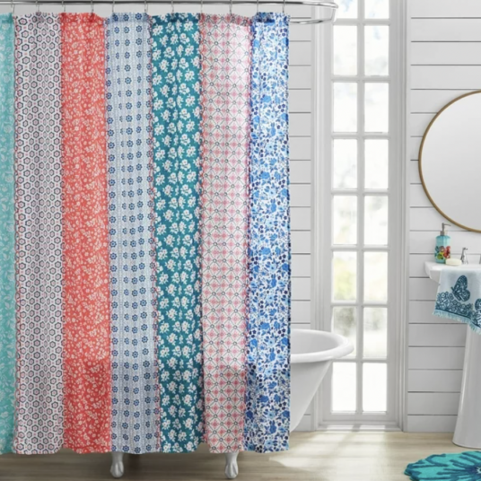 The Pioneer Woman cotton-rich shower curtain for $5