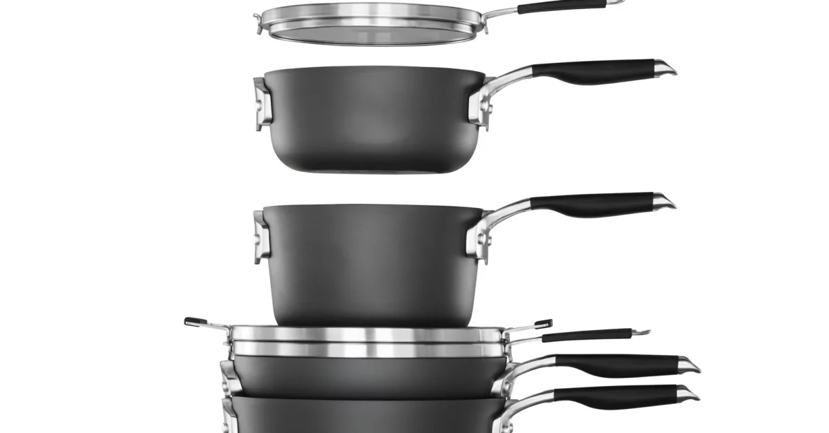Today only: Calphalon Select space-saving 14-piece cookware set for $156 shipped