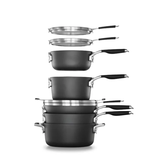 Today only: Calphalon Select space-saving 14-piece cookware set for $156 shipped