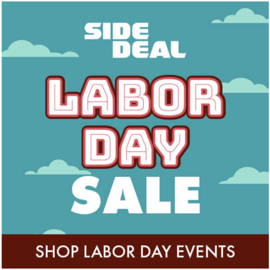 Today only: Save up to 85% during Side Deal’s Labor Day sale