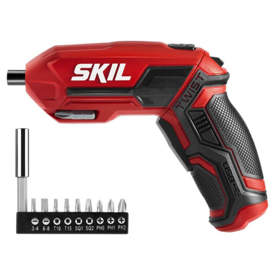 Skil 4V Pivot Grip rechargeable cordless screwdriver for $20