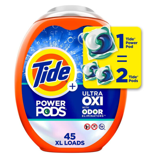 Tide 45-count Ultra Oxi Power Pods for $15