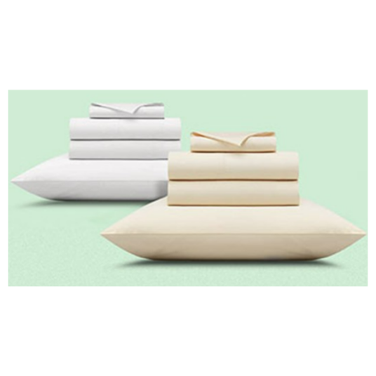 Origanami organic cotton sateen & percale sheet sets from $36