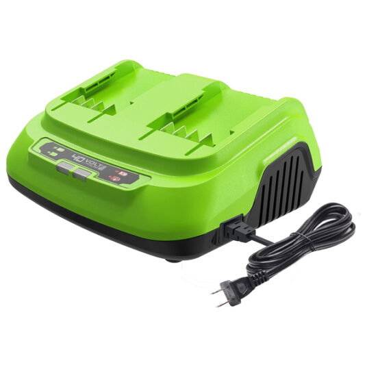 Greenworks 40V dual port rapid charger for $46