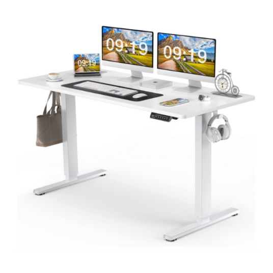 Height adjustable 48×24″ standing desk for $104