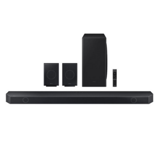 Today only: Samsung 9.1.4ch wireless Dolby Atmos soundbar, subwoofer & rear speakers for $680