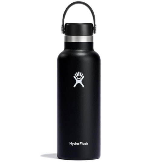 Hydro Flask Black 18-oz water bottle with flex cap for $17