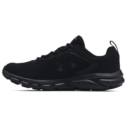 Under Armour men’s Charged Assert 9 Black running shoe for $27